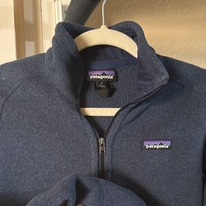 New Navy Women's Better Sweater Hoody, Patagonia Size S